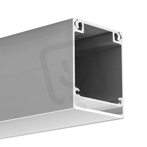 LED hliníkový profil KLUŚ INTER stříbrná 1m /18011_1m/ ALUMIA A18011A_1