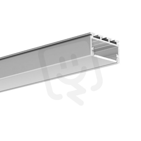 LED hliníkový profil KLUŚ GIZA-LL stříbrná 2m /C0758_2m/ ALUMIA A00758A_2