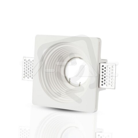 GU10 Fitting Gypsum White Recessed Light Round, VT-867 V-TAC SKU3152