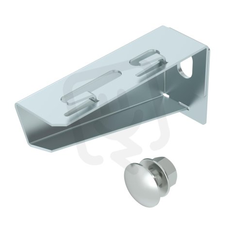 Nástěnný výložník OBO MWAG 12 11 FS pro mřížový žlab B110mm Ocel