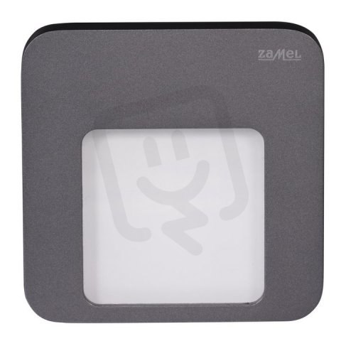 Zamel TYP 01-221-32 Světlo LED MOZA pod omítku 230Vstř IP20 GRAFIT TEPLÁ BÍLÁ