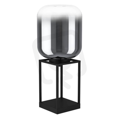 Stolní svítidlo BULCIAGO 1xE27 černá/černá-transparent 40W IP20 EGLO 39988