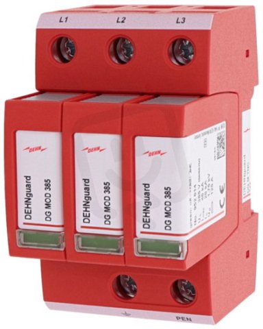 Svodič přepětí DEHNguard M 4-pólový pro TT a TN-S systémy 952314