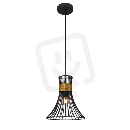Závěsné svítidlo PURRA černá 1xE27, max. 60W 230V GLOBO 54814H