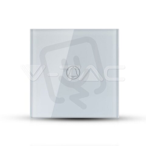 1 Gang 1 Way Doorbell Switch WhiteVT-541