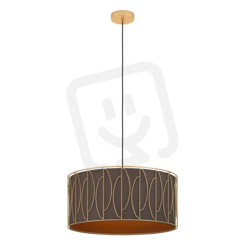 Závěsné svítidlo COROJAL 1xE27 zlatá/cappuccino 40W IP20 EGLO 390206