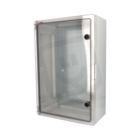 Skříň 39146-T MAGNA IP65, 600x400x200mm, průhledné dveře, vč. montážní deska