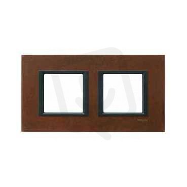 Schneider MGU68.004.7A3 Krycí rámeček Class dvojnásobný, Corten Steel Oxyde