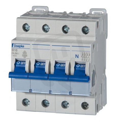 Jistič DLS 6I B10-3+N 10KA 3+Npól., B-charakt., 10 A, 10 kA DOEPKE 09916141