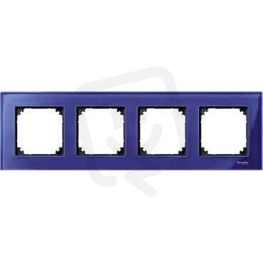 Schneider MTN4040-3278 Rámeček 4násobný M-Elegance Sapphire Blue