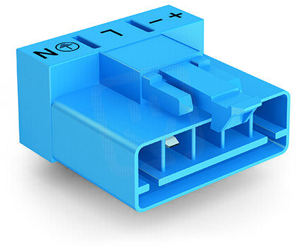 Konektor na desky plošných spojů, úhlové, 5pól., modrá WAGO 890-3115/011-000