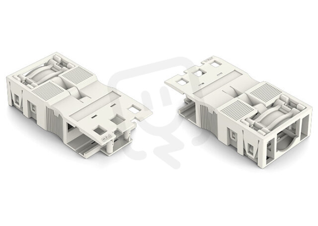Pouzdra s odlehčením tahu 3pól. se zajišťovací sponou bílá WAGO 770-513/038-000