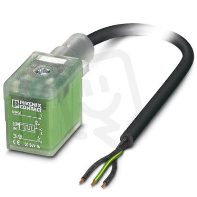 SAC-3P- 3,0-PUR/B-1L-R-ES Kabel senzoru/aktoru 1401295