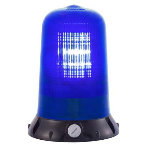 Maják zábleskový ROTALLARM HD X 240 V, AC, IP65, M16, modrá, černá SIRENA 84771