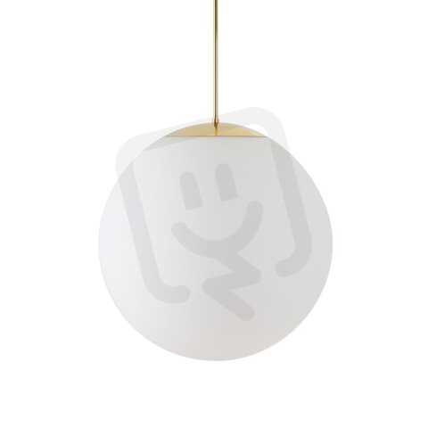 Závěsné LED svítidlo se skleněným stínidlem OSMONT ADRIA P4 HP 59W IP40 3K mosaz