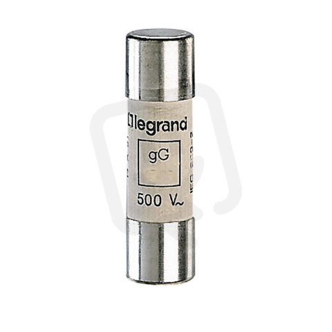 POJISTKA VÁLCOVÁ GG 14X51 2A 500V LEGRAND 014302