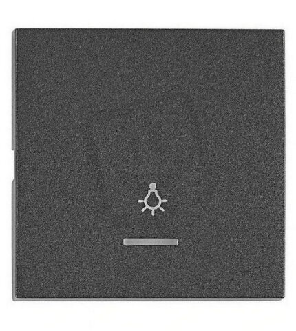 Kryt spínačů a ovladačů s průhledem, symbol světlo, antracit SCHRACK EV112209--