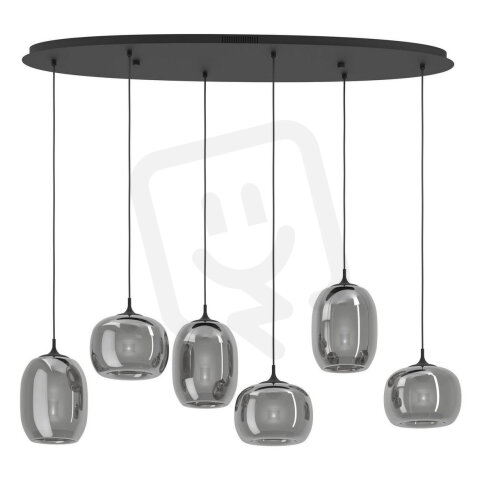Závěsné svítidlo LARVA LED-CCT černá/černá 22,2W EGLO 390415