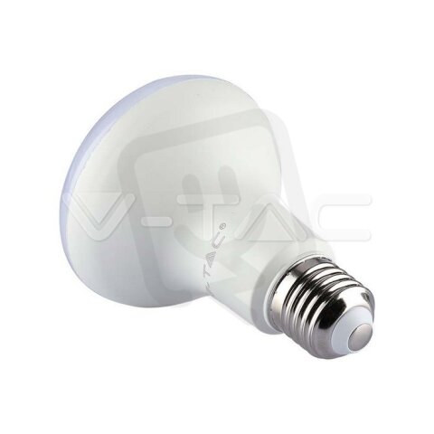 LED Bulb SAMSUNG Chip 8.5W E27 R63 Plastic 6500K, VT-263 V-TAC SKU21143