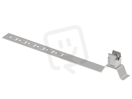 Držák vedení K LIK s příchytkou na drát 8mm, L330mm pod střešní krytinu, Inox