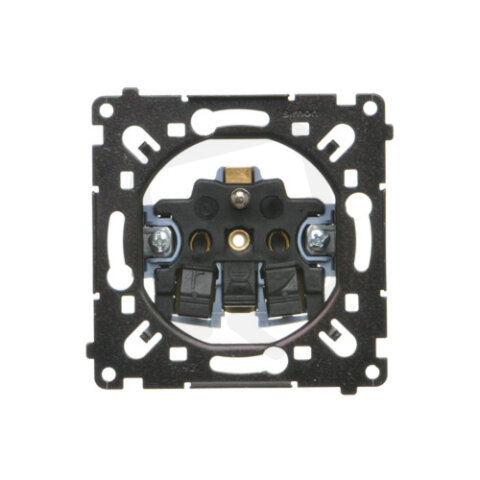 Zásuvka 1 násobná (přístroj), 16 A / 250 V~, bezšroubové svorky