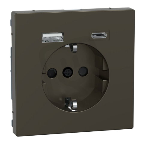 MEG2367-6052 Zásuvka Schuko, Sys-D, USB