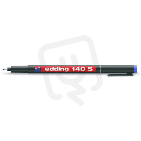 Permanentní pero s kulatým hrotem 0,3mm/barva modrá EDDING 140 S