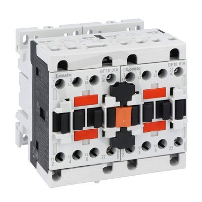 Lovato BFA01842400 Reverzační stykač 18A AC3 400/50-60
