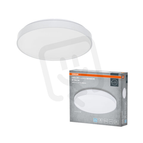 CEILING LUXO WHITE SENSOR ? 38 cm 24W 6500K IP20 WHITE OSRAM 4099854650574