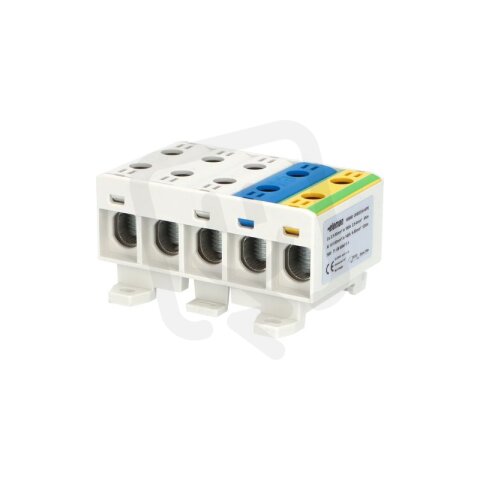 Svorka univerzální UK 50/3x1A+N/PE 160A 5pól. AL/CU krytá 3xŠ/M/Z na DIN/panel