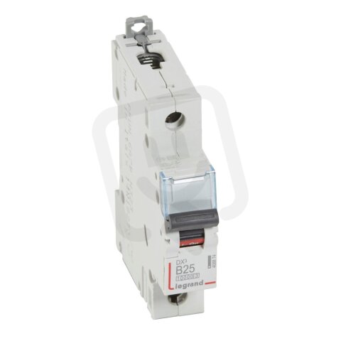 DX3 JISTIČ, 1 PÓLOVÝ, CHAR. B,25A 10000A/16KA LEGRAND 408874
