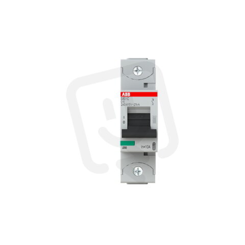S801C-C10 jistič 1p char. C 10A s klecovou svorkou Icu 25kA ABB 2CCS881001R0104