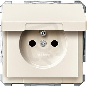 Schneider MTN2610-4044 Merten Zásuvka 2P+E 250V s víčkem IP20 S-Design Polar