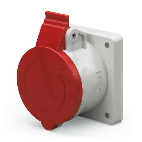 SCAME Zásuvka vestavná OPTIMA, rovná 3P+N+E, 32A, 6h/380-415 V, 50/60 Hz, IP44