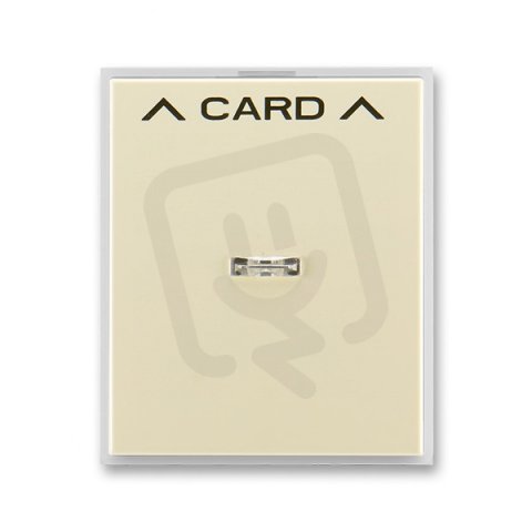 Kryt vypínače kartového 3559E-A00700 21 slonová kost/led. bílá Element ABB