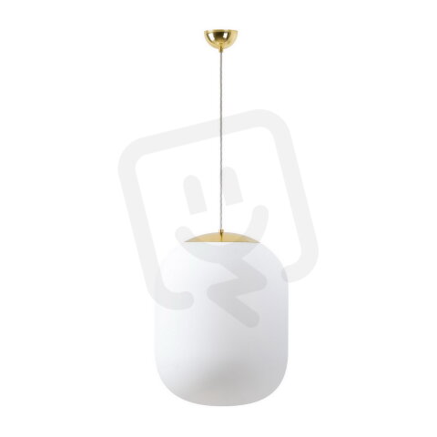Závěsné svítidlo se skleněným stínidlem OSMONT TANIA S2 23W IP40 E27 mosaz