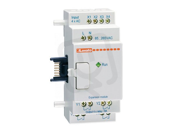 Lovato LRE08TD024 Rozšiřující modul pro PLC - 4I/4O 24VDC