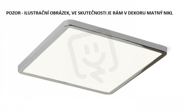HUE SQ 22 zápustná matný nikl 230V LED 24W 3000K RENDL R12788