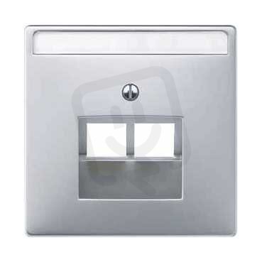 Schneider MTN292660 Centrální deska pro mechanismus RJ45,2egmentová,S-Design,AL