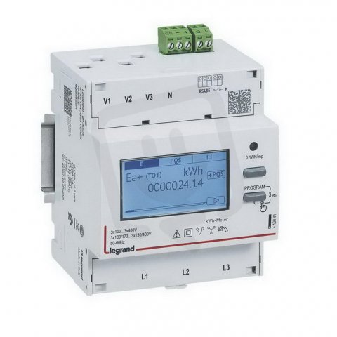 EMDX3 ELEKTROMĚR 3F POLOPŘÍMÝ RS485 LEGRAND 412041