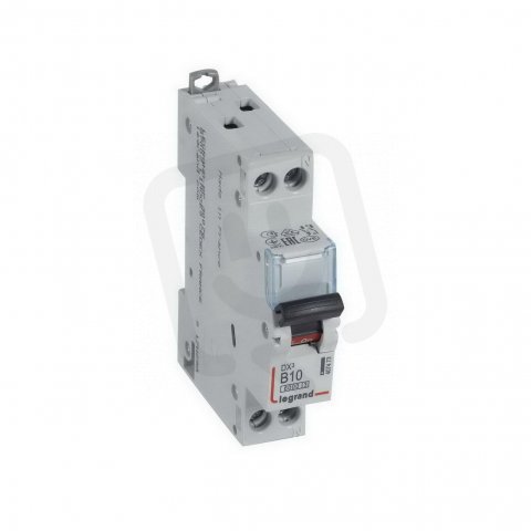 DX3 JISTIČ, 1+N PÓLOVÝ, CHAR. B,10A 6/10 KA LEGRAND 407473