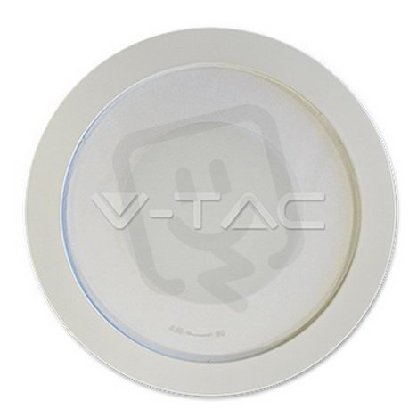 Zhaga White Color Cover Round Small, VT-9020-6 V-TAC SKU1181