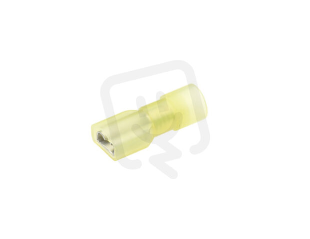 CeloiIzolovaný konektor Cu 4-6/6,3x0,8 mm, žlutý (100 ks) CIMCO 180274