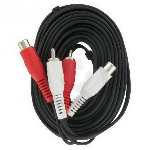 Audio prodlužovací kabel 2 x TULP / CONT