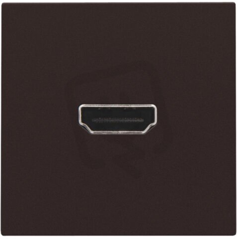 Zásuvka HDMI-HDMI-DARK BROWN NIKO 124-69417
