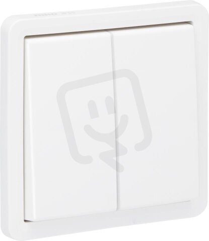 HYDRO BÍLÉ-přepínač č.5B (bez krabice) - automatické svorky NIKO 701-32605