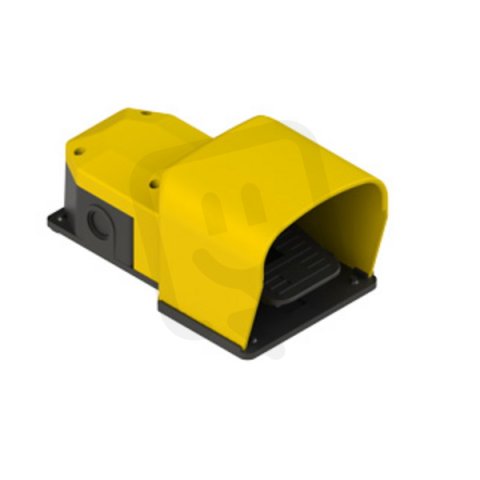 Nožní spínač PX10121, IP65, žlutý, (1NO+1NC), s aretací PIZZATO PX10121