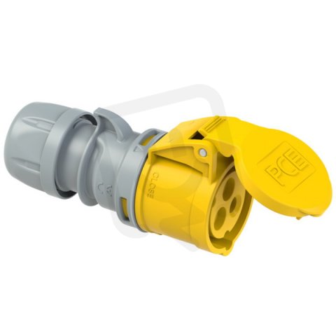 spojka 3P, 16A/110V, 4h, IP44, bezšroubová TURBO TWIST PCE 213-4tt