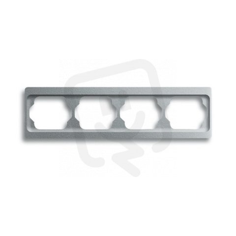 ALPHA EXCLUSIVE Čtyřrámeček vodorovný titanová 1724 KA-266 ABB 2CKA001754A4129
