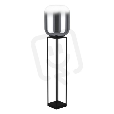 Stojací svítidlo BULCIAGO 1xE27 černá/černá-transparent 40W IP20 EGLO 39989
